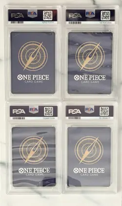 One Piece Monkey.D.Luffy 3rd Anniversary Silver OP05-119 PSA 10 Master Set - Image 2