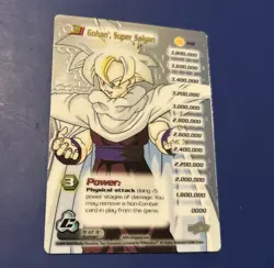 DBZ Dragon Ball Z Hi-Tech Foil Gohan Super Saiyan 192 Cell Saga 2001 Score Card - Image 1