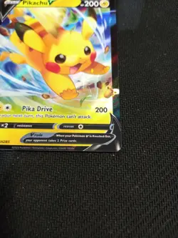 Pikachu V Swsh285 Swsh: Sword & Shield Promo Cards Holo - Image 4