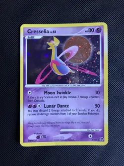 Pokemon Card- Cresselia 2/106 (Great Encounters, 2008) Rare Holo, LIGHT PLAY - Image 1