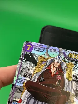 Bandai One Piece Card Game Sakazuki OP16-065 Manga Alt Art Holo English - Image 3
