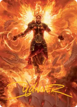 Chandra, Hope's Beacon Art Card (Gold-Stamped Signature) [March of the Machine A - Image 1