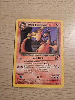 Pokemon Dark Charizard Team Rocket Non-Holo Rare Card 21/82 MP - Image 1