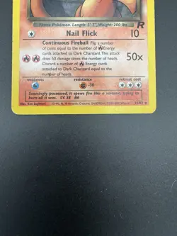 Pokemon TCG Team Rocket Dark Charizard 21/82 Non Holo Rare LP/MP - Image 2