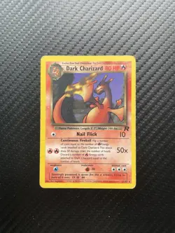 Pokemon TCG - Dark Charizard 21/82 Team Rocket Non-Holo Rare - Image 1