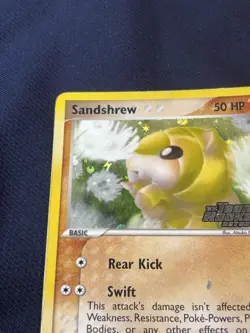 Sandshrew 74/109 Team Rocket Returns Reverse Holo Pokemon card played - Image 3