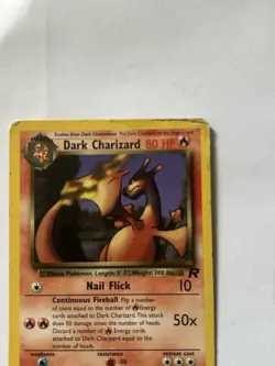 Pokemon Dark Charizard Team Rocket Non-Holo Rare Card 21/82 HP - Image 2