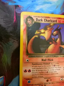Dark Charizard - 21/82 Rare Team Rocket Pokemon - Non Holo - Image 3