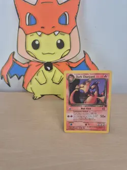 Dark Charizard 21/82 Non Holo Rare Team Rocket Pokemon Card WOTC LP - Image 1