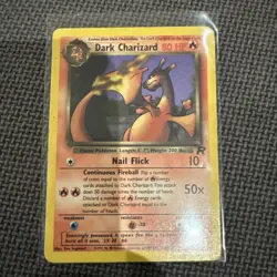 Pokemon Dark Charizard 21/82 Team Rocket Non-Holo Rare Card WOTC TCG MP - Image 1