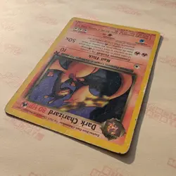Dark Charizard 21/82 - Non Holo Rare - WOTC Team Rocket - DAMAGED ~ Pokemon TCG - Image 4