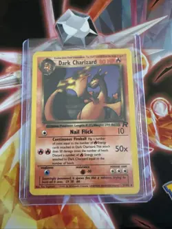 Pokemon TCG Dark Charizard 21/82 Non-Holo Rare Team Rocket 2000 - Image 1