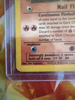 Pokemon TCG Dark Charizard 21/82 Non-Holo Rare Team Rocket 2000 - Image 3