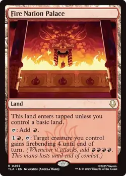 FIRE NATION PALACE x1 mtg NM-M The Last Airbender 1 Rare - Image 1