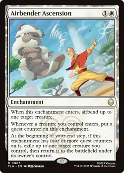 AIRBENDER ASCENSION x1 mtg NM-M The Last Airbender 1 Rare - Image 1