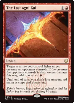 THE LAST AGNI KAI x1 mtg NM-M The Last Airbender 1 Rare - Image 1
