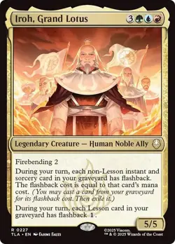 IROH, GRAND LOTUS x1 mtg NM-M The Last Airbender 1 Rare - Image 1