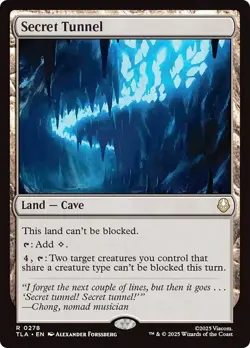 SECRET TUNNEL x4 mtg NM-M The Last Airbender 4 Rare - Image 1