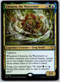 Clement, the Worrywort R Bloomburrow 209 NM - Image 1