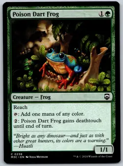 Poison Dart Frog C Commander: Modern Horizons 3 238 NM - Image 1