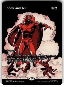 Show and Tell (Borderless) 60 Marvel Magic: The Gathering NM - Image 1