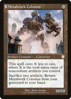 MTG - Metalwork Colossus (Retro) - The Brothers' War - X1 - (NM) - - Image 1