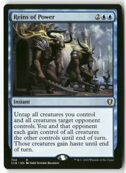 Reins of Power 734 Commander Legends: Battle for Baldur's Gate Rare NM - Image 1
