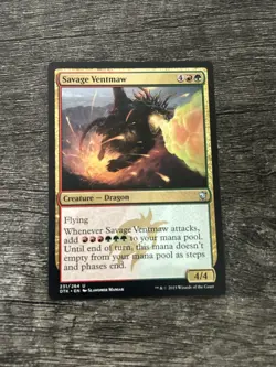 MTG 1x Savage Ventmaw x1 LP Dragons of Tarkir - Image 1