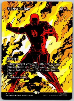 Seize The Day (Borderless) - #73 - Mythic - Marvel Super Heroes - MAR - Image 1