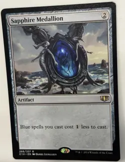 Sapphire Medallion - Commander 2014 - MTG Magic the Gathering - Lightly Played - Image 1