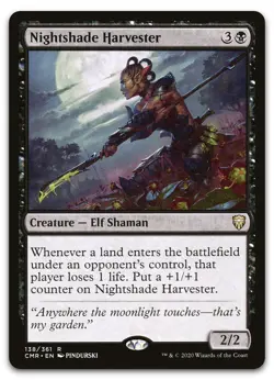 Nightshade Harvester #138 (LP) Commander Legends CMR Magic MTG - Image 1