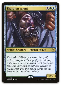 Shardless Agent #206 (LP) Eternal Masters EMA Magic MTG - Image 1