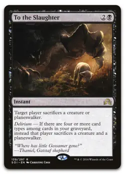 To the Slaughter #139 (LP) Shadows over Innistrad SOI Magic MTG - Image 1