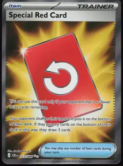Special Red Card 113/086 Ultra Rare Chaos Rising Holo Near Mint - Image 1