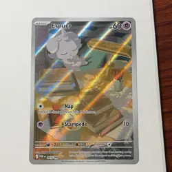 Pokemon TCG Espurr 095/088 Perfect Order Illustration Rare Full Art Holo - Image 1