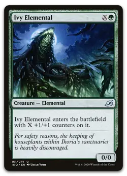 Ivy Elemental #161 (LP) Ikoria IKO Magic MTG - Image 1