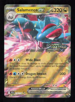 Salamence ex 114/159 Holo Journey Together Pokemon Near Mint - Image 1