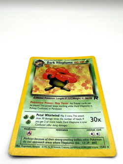 Dark Vileplume 13/82 Holo Rare Team Rocket Pokemon Card WOTC LP Swirl Unlimited - Image 3