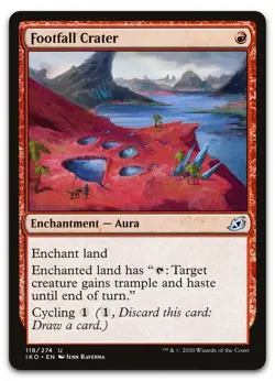 Footfall Crater #118 (LP) Ikoria IKO Magic MTG - Image 1