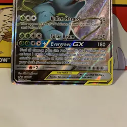 Celebi & Venusaur GX Sun & Moon Promo Pokemon SM167 Tag Team HP - Image 2