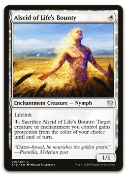 Alseid of Life's Bounty #1 (LP) Theros Beyond Death THB Magic MTG - Image 1
