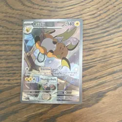 Pokemon TCG Paldea Evolved Raichu 211/193 Illustration Rare Full Art Holo EN - Image 3
