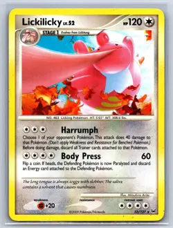 Pokemon Lickilicky 33/127 Rare Platinum LP - Image 1