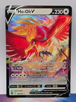 Ho-Oh V Ultra Rare SWSH12: Silver Tempest 140/195 Pokemon TCG - Image 1