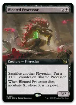 Bloated Processor (Extended Art) #357 (LP) March of the Machine MOM Magic MTG - Image 1