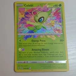 Pokemon Celebi 009/185 Amazing Rare Holo - Vivid Voltage - Glitter Foil - Image 1