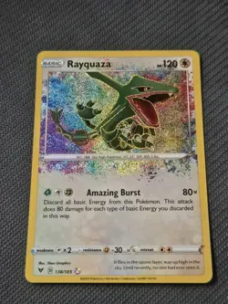 Rayquaza 138/185 Amazing Rare Vivid Voltage Pokemon NM TCG - Image 2