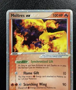 Moltres Ex 031 Black Star Promo Nintendo Collector's Window Pokemon TCG MP - Image 2