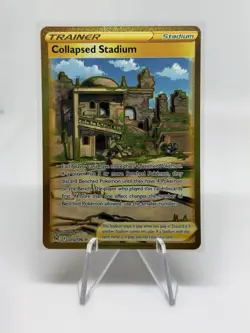 Collapsed Stadium 215/196 SWSH11 Lost Origin Secret Rare Full Art Pokemon NM - Image 1