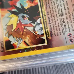 Entei 34/53 Pokemon Movie Promo 2001 PSA 8 NM-MT WITH 3 SWIRLS 🌀 - Image 2